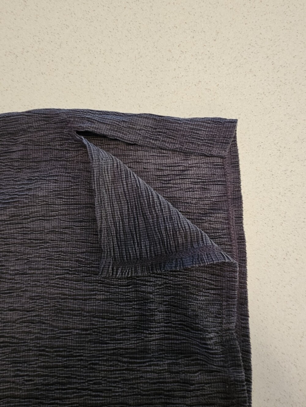 Eileen Fisher SZ S Petite Gray Crepe Pull On Relaxed Fit Pant Split Hem Baggy - Picture 12 of 12